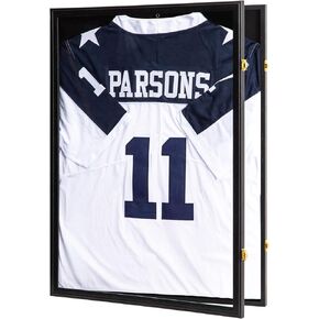 Jersey Frame Display Case, Jersey Shadow Box Lockable,Jersey Frame for Baseball Basketball Football Soccer Sport Shirt