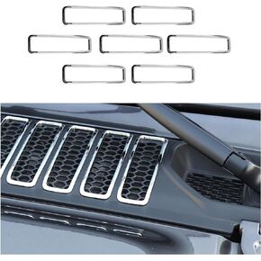 CheroCar for Jeep JL Hood Vents Cover Trim Hood Air Outlets Decorative Cover Exterior Accessories for Jeep Wrangler JL & Jeep Gladiator JT 2018-2022 (Purple)