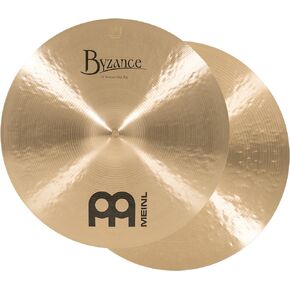 Meinl Cymbals B16EDMTH Byzance Extra Dry 16-Inch Medium Thin Hi Hat Cymbal Pair (VIDEO)