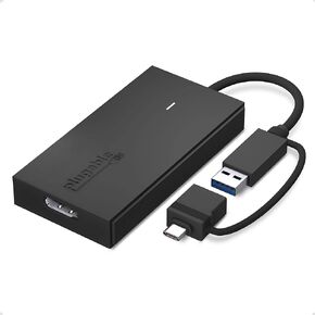 Plugable USB C to DisplayPort Adapter, Universal Video Graphics Adapter for USB 3.0 and USB-C Macs and Windows, Extend a DisplayPort Monitor up to 1080p@60Hz