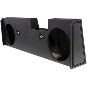 QBGMC1220144DR Dual 12" Subwoofer Enclosure Box for 2014-2016 Chevy Silverado and GMC Sierra Crew Cab Trucks