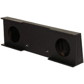 QPower GMC Chevy Crew Cab 2007-2013 Dual 12" Sub Box Enclosure w/ Bedliner Spray