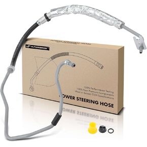 A-Premium Power Steering Pressure Hose Line Assembly Compatible with Chevrolet Malibu 2006-2010 & Pontiac G6 2006-2010 & Saturn Aura 2007-2008, 3.5L 3.9L FWD, Pump to Gear/Rack