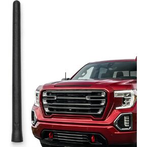 AntennaMastsRus - Short Rubber Antenna fits GMC Sierra 1500 (2006-2024) - The Original 6 3/4 Inch Accessories - Car Wash Proof - Internal Copper Coil