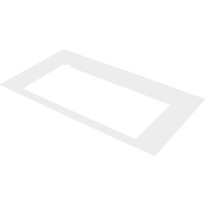 White Podium Plexiglass Faceplate with Foams for RANE ONE