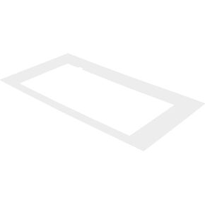 White Podium Plexiglass Faceplate with Foams for DDJ-1000