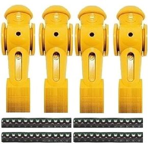 Foosball Men Counter Balanced Pin-Yellow-4