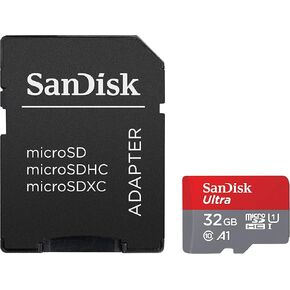 تم التحقق منها لأجهزة Garmin، بطاقة SanDisk Ultra الاحترافية سعة 32 جيجابايت Micro SDXC، تنسيق مخصص عالي السرعة بدون فقدان! يتضمن محول SD قياسي. (UHS-1 A1 فئة 10 معتمدة 100 ميجابايت)