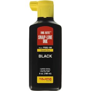 Tajima PSB2-180 INK-RITE Quick Dry Black Ink, 6 oz
