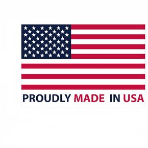 2 X 3 Proudly Made in USA Colored Stickers Sheet -50 Stickers