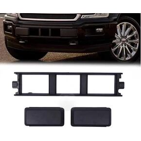 Front Bumper Cover Lower Grille Trim Panel Plastic Fit For 2018-2020 Ford F150 Black