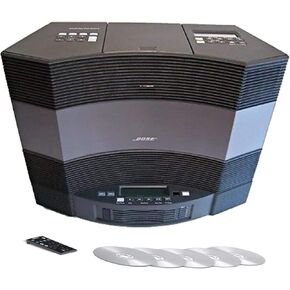 Bose Acoustic Wave Music System and 5-CD Multi Disc Changer II - Graphite Grey (Black) (Renewed)