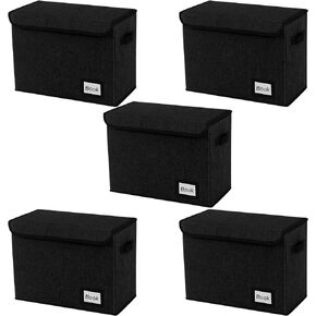 Collection Comic Book Storage Box, Comic Protector, 15.8" X 7.8" X 11.8", Collapsible Comic Short Box, Holds 160-180 Comic Book, Heavy Duty Comic Book Bin Container Holder Shelf (Colorful)