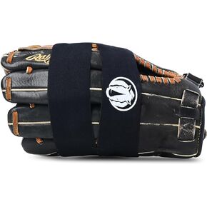 Baseball Glove Wrap with Velcro - Baseball Glove Break-in Kit Essential - Sturdy Elastic and Heavy Duty Velcro Creates and Maintains The Perfect Pocket - Keeps Glove Game-Ready