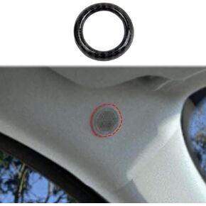 Carbon Fiber Roof Speaker Ring Cover Trim for Ford Maverick 2022+