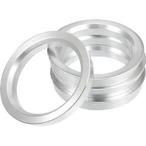 X AUTOHAUX 4pcs OD 70.6mm to ID 54.1mm Aluminium Alloy Car Hub Centric Rings Wheel Bore Center Spacer