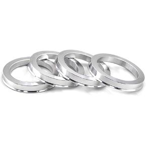 DCVAMOUS Alloy Aluminum Hub Centric Rings 100 to 78.1, Set of 4 - Performance Hubrings fit 78.1mm Vehicle Hub and 100mm Wheel Center Bore Compatible with Chevrolet GMC Silverado 1500 Aftermarket Rims