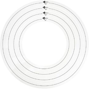 Vaguelly 4pcs Drum Mufflers Dampening Rings Drum Damper Silencer Replacement DIY Percussion Parts 12/13/14/16