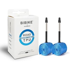 Bibike 2/4-Pack 700x18-32c Bike Inner Tubes 36g TPU Tube with 45/65/85mm Presta Valve
