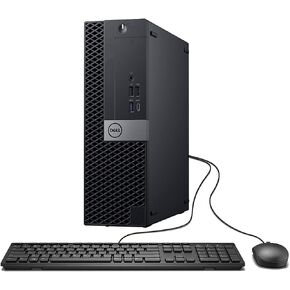 Dell OptiPlex 7050 SFF Small Form Factor Desktop PC, Quad Core i5-6th 3.6GHz, 16GB RAM, 256GB SSD, Wired Keyboard, Win10 pro(Renewed)