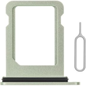 SIM Card Tray Holder Slot Replacement for iPhone 13 (Midnight/Black) with Waterproof Rubber Ring and Eject Pin (Single Sim Version)