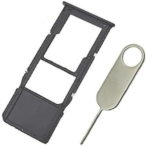Single Sim Card Tray SD Card Holder Replacement for Samsung Galaxy A13 5G SM-A136U A136U1 S136DL USA Version (Black)