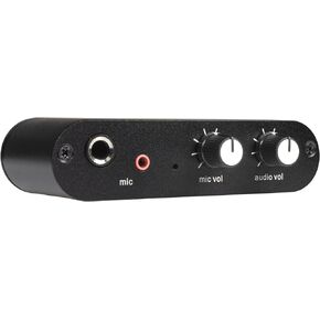 ECS WordBooster Amplifier for Condenser Microphone, Headset, and 3.5mm Audio Jack