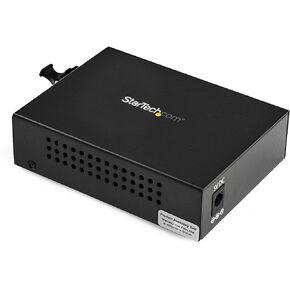 StarTech.com Multimode (MM) LC Fiber Media Converter for 10/100/1000 Network - 550m - Gigabit Ethernet - 850nm - with SFP Transceiver (MCM1110MMLC)