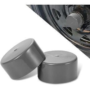 2 PCS Car Bearing Protector, 1.98In Rubber Cover Replacement, Trailer Bearing Dust Cover, Universal for Most Cars, Trailers, Trucks (Gray)
