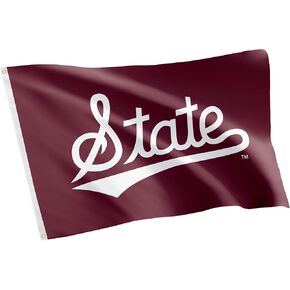 Desert Cactus Mississippi State University Flag Bulldogs MSU Flags Banners 100% Polyester Indoor Outdoor 3x5 Flag (Style Z) in Saudi Arabia