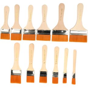 Lurrose 12pcs Brush Grill Accessories Grilling Accessories Watercolor Markers for Kids Acrylic BBQ Accessories Art Oil Painting Supplies Painting Accessory Barbecue Glue Nylon Child