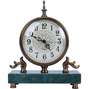 Vintage Mantel Clock for Living Room Above Fireplace,Mantle Clocks,Modern Table Clock Battery Operated,Antique Clocks for Shelf,Digital Anniversary Clock,Farmhouse Clock