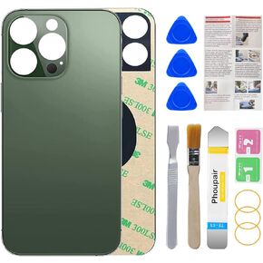 OEM Rear Back Glass Replacement for iPhone 13 Pro 6.1 Inches with Professional Repair Tool Kit (Graphite)