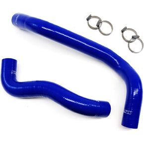 HPS 57-1074-BLUE-4 Blue Silicone Radiator Coolant Hose Kit