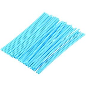 36pcs Spoke Skins Covers, Bike Motorcycle Spoke Skins Wheel Spoke Protector Off Road Motorcycle Guard Wraps Kit (Sky Blue) Spoke Skins Blue And Pink Spokes