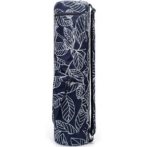 Yoga Mat Bag, Waterproof Yoga Bags and Carriers for Women Men with 2 Multi-Functional Pockets, Full-Zip Exercise Yoga Gym Bag Mat Carry Bag with Adjustable & Breathable Shoulder Strap