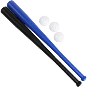 Premium Plastic Toy Baseball Set | Fun Outdoor Sports & Toys | Perfect Outdoor Toys for Kids Ages 3-5 | 2 Baseball Bats & 3 Plastic Balls - Very Fun Baseball Practice Set for Kids by Bezzi