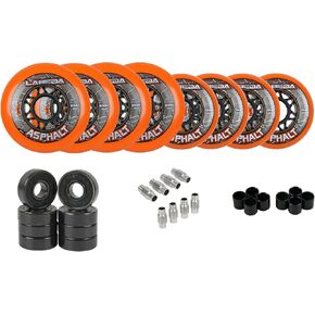 Labeda Gripper Asphalt Outdoor Inline Roller Hockey Wheels with Ceramic Bearings