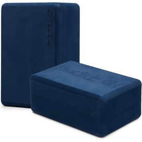 Manduka Foam Yoga Block - Recycled EVA Foam Block with Ergonomic Support, Yoga Equipment, Home Gym Accessory, & Pilates Tool, Lightweight for Travel, High Density, Comfortable Edges