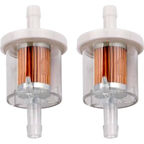 2 Pack 49019-0027 1/4 Inline Fuel Filter 49019-0014 49019-7001 for Kawasaki FX481V FX541V FX600V FX651V FX691V FX730V FX751V FX801V FX850V FX921V FX1000V