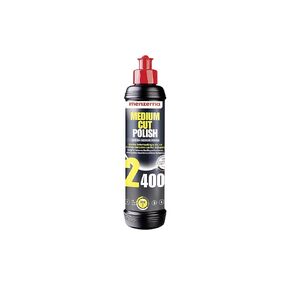 Menzerna Medium Cut Polish 2400 8 oz fl - A Liquid fine Abrasive Polish for The Removal of moderately deep Scratches