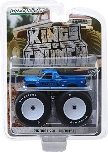 Greenlight 49040-E Kings of Crunch Series 4 - Bigfoot #5-1996 Ford F-250 Monster Truck بمقياس 1:64 in Saudi Arabia