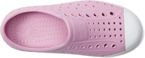 Native Shoes Kids Jefferson (طفل صغير/طفل كبير) - أحذية للأطفال - جزء علوي من مادة EVA - بطانة ونعل داخلي من مادة EVA وردي وردي/أبيض 1 طفل صغير M in Saudi Arabia