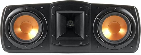نظام مسرح منزلي Klipsch Synergy Black Label F-200 5.1 قوي وفعال مع مضخم صوت أمامي مقاس 10 بوصات وتقنية Tractrix Horn لساعات من متعة الاستماع in Saudi Arabia