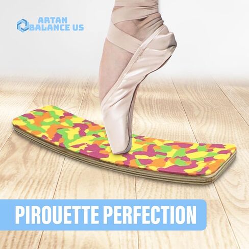 لوح دوار خشبي للراقصين - الباليه، التزلج على الجليد، الجمباز، المشجعين، قرص دوار للتدريب الاحترافي للدوران والتوازن والثبات والوضعية وتقنية الدوران in Kuwait
