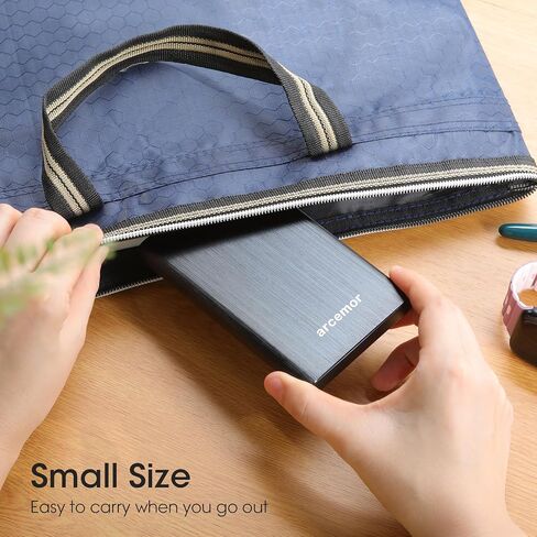 320GB Portable External Hard Drive USB3.0 Ultra Slim 2.5" HDD for PC, Mac, Laptop, Chromebook, Xbox One (Black, 320GB) in Saudi Arabia