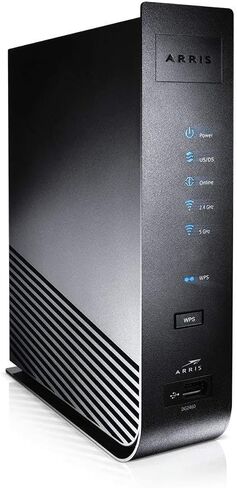 JC CONSULTING GROUP INC Arris Touchstone DG2460 بوابة الكابل 24x8 DOCSIS 3.0 بوابة مع 802.11ac Wi-Fi -ليس لـ COX- (متجدد)، الأبعاد (الارتفاع × العرض × العمق): 9.25 × 7.5 × 2.25 بوصة in Kuwait