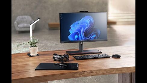 كمبيوتر Lenovo ThinkCentre M90a الكل في واحد للأعمال، شاشة FHD مقاس 23.8 بوصة، معالج Intel Core i5-10400، ذاكرة وصول عشوائي 32 جيجابايت، تخزين 1 تيرابايت، كاميرا ويب، إيثرنت، قارئ بطاقة SD، USB-C، 6 USB Type-A، Windows 11 Pro in Saudi Arabia