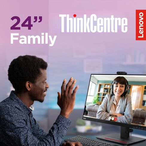 كمبيوتر Lenovo ThinkCentre M90a الكل في واحد للأعمال، شاشة FHD مقاس 23.8 بوصة، معالج Intel Core i5-10400، ذاكرة وصول عشوائي 32 جيجابايت، تخزين 1 تيرابايت، كاميرا ويب، إيثرنت، قارئ بطاقة SD، USB-C، 6 USB Type-A، Windows 11 Pro in Saudi Arabia