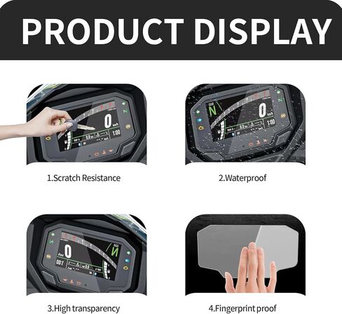 psler Dashboard Screen Protector Instrument Film for Ninja650 Z650 Z900 2020 2021 2022 (2PCS) in Saudi Arabia